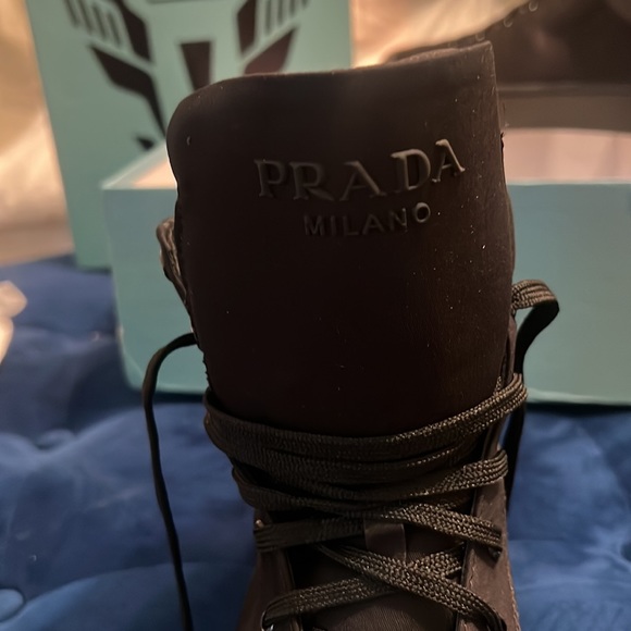 NEVER BEFORE WORN Prada Wheel Cassetta High-Top Sneakers!!!! - Picture 6 of 7